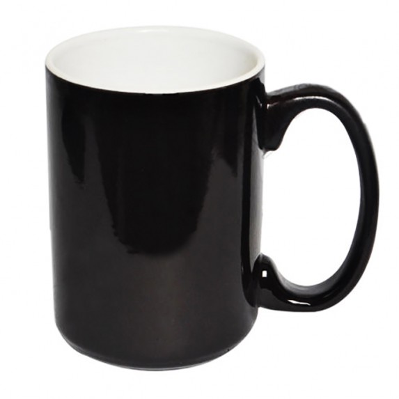  15oz BLACK MAGIC MUG  (COLOR CHANGING MUG) 